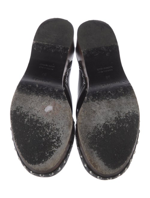 Hermès Carlotta Leather Mules