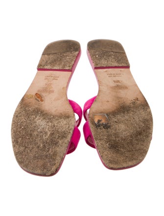 Hermès Oran Suede Slides