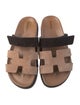 Hermès Chypre Suede Slides