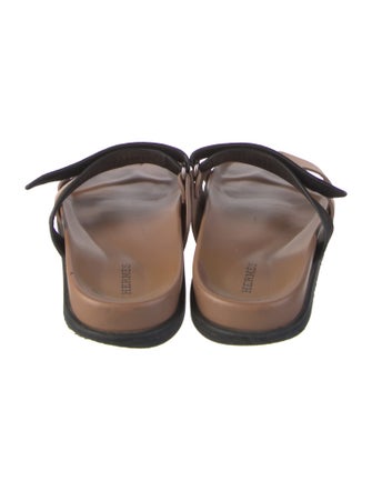 Hermès Chypre Suede Slides