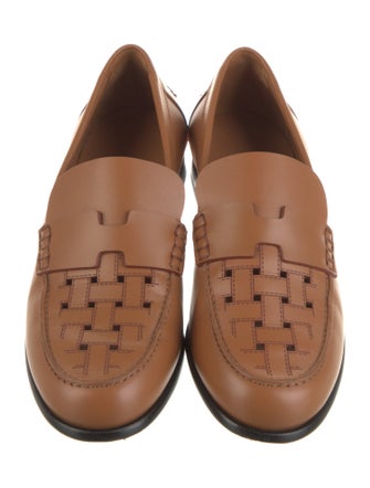 Hermès Kennedy H Logo Loafers