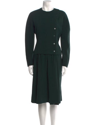 Hermès Vintage Midi Length Dress