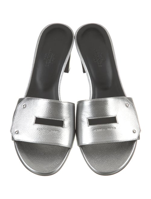 Hermès Leather Slides
