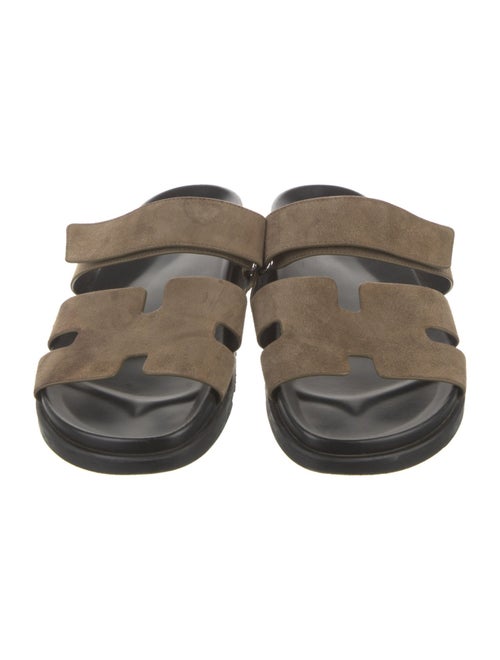 Hermès Chypre Suede Sandals