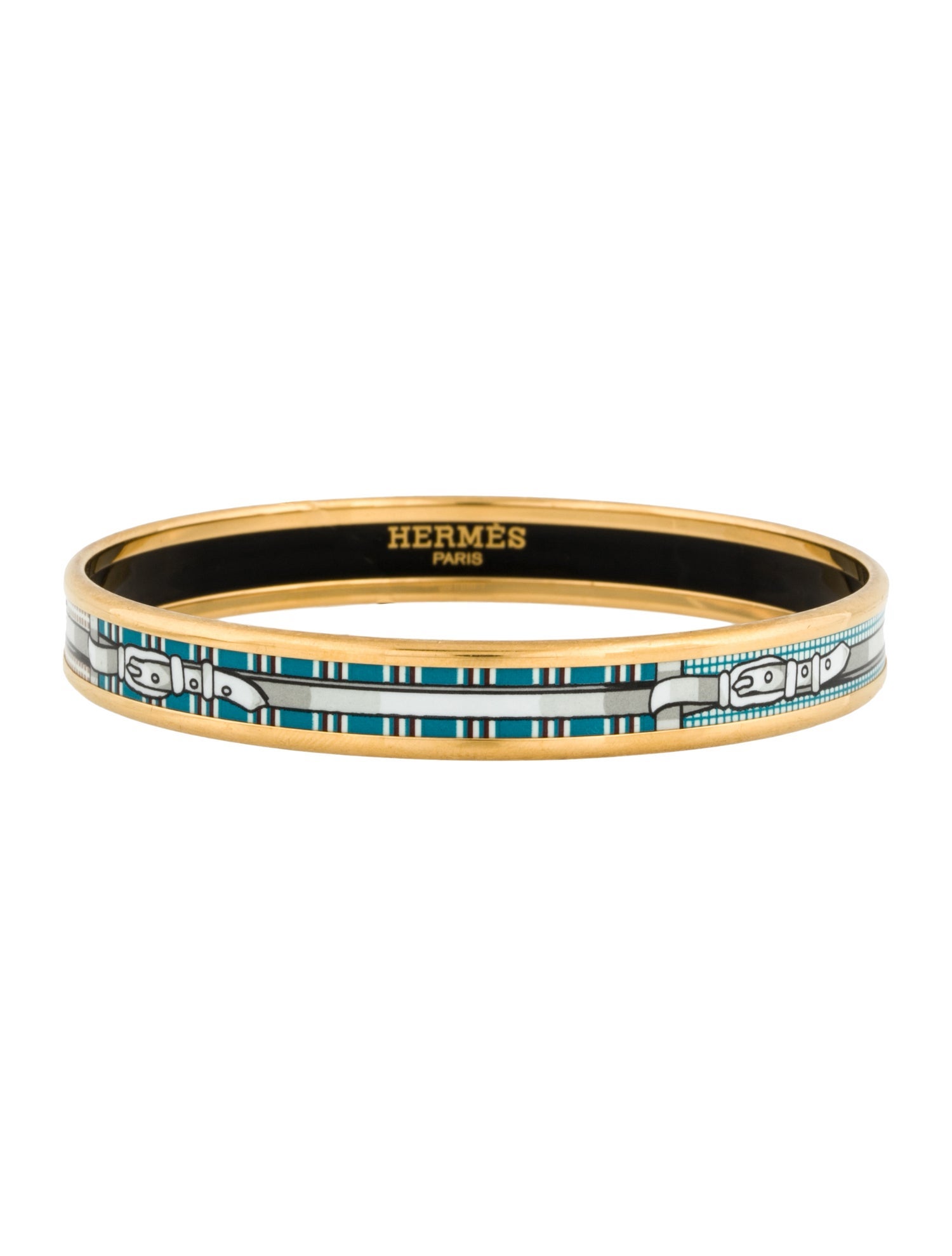 Hermès Narrow Enamel Bracelet