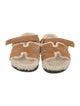 Hermès Chypre Suede Slides