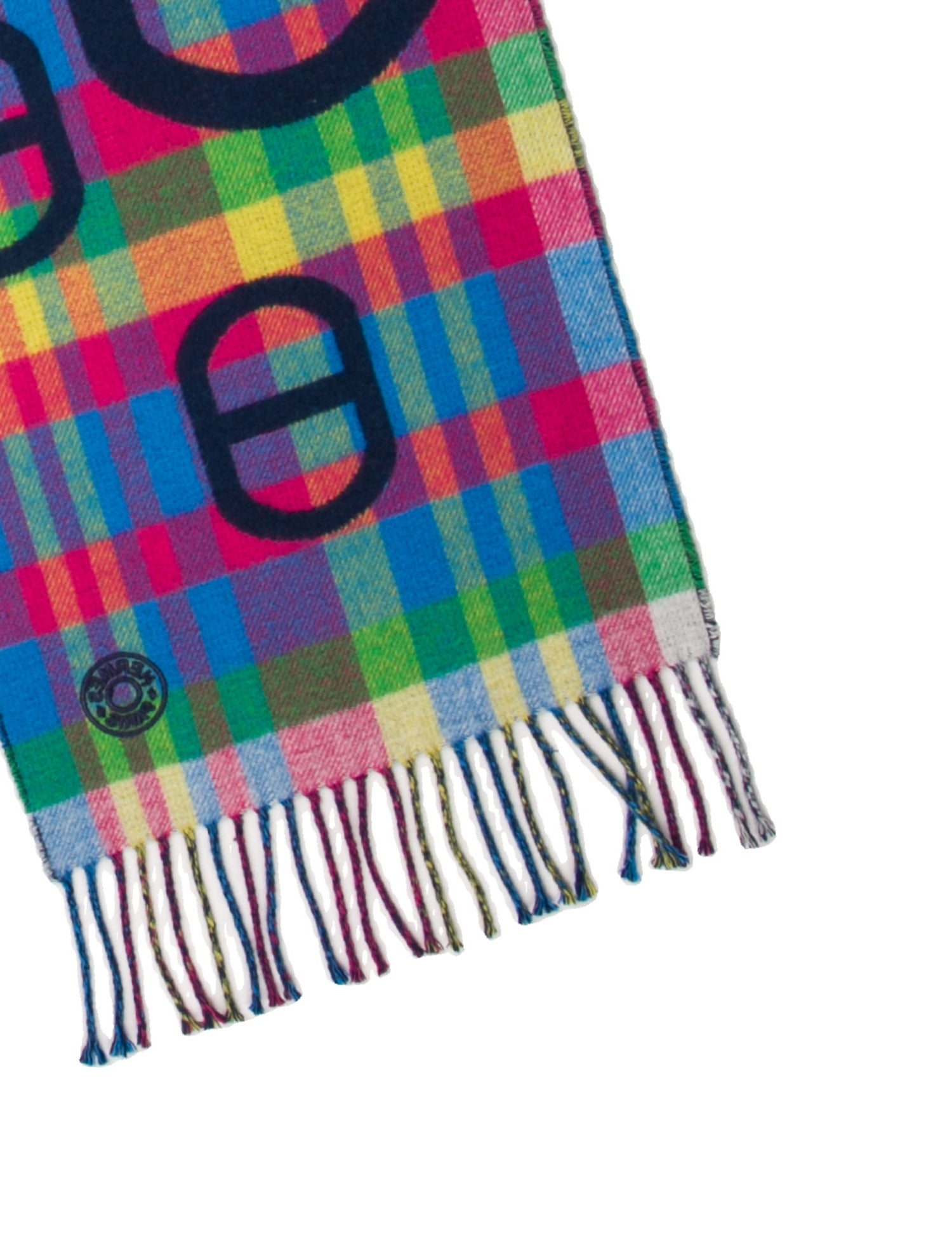 Hermès Tartan Maillons Cashmere Muffler