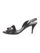 Hermès Night Leather Slingback Sandals