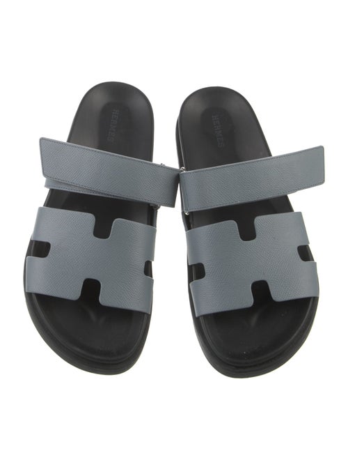 Hermès Chypre Leather Slides