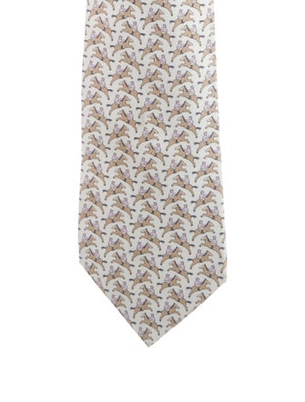 Hermès Silk Pattern Tie