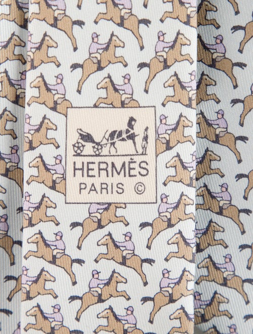 Hermès Silk Pattern Tie