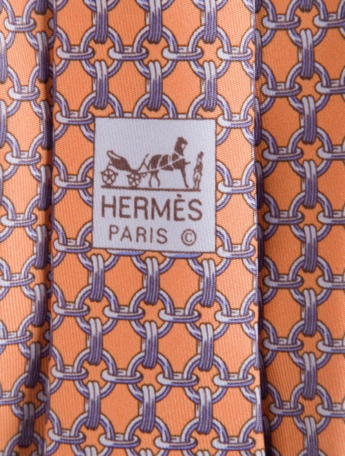 Hermès Silk Pattern Tie