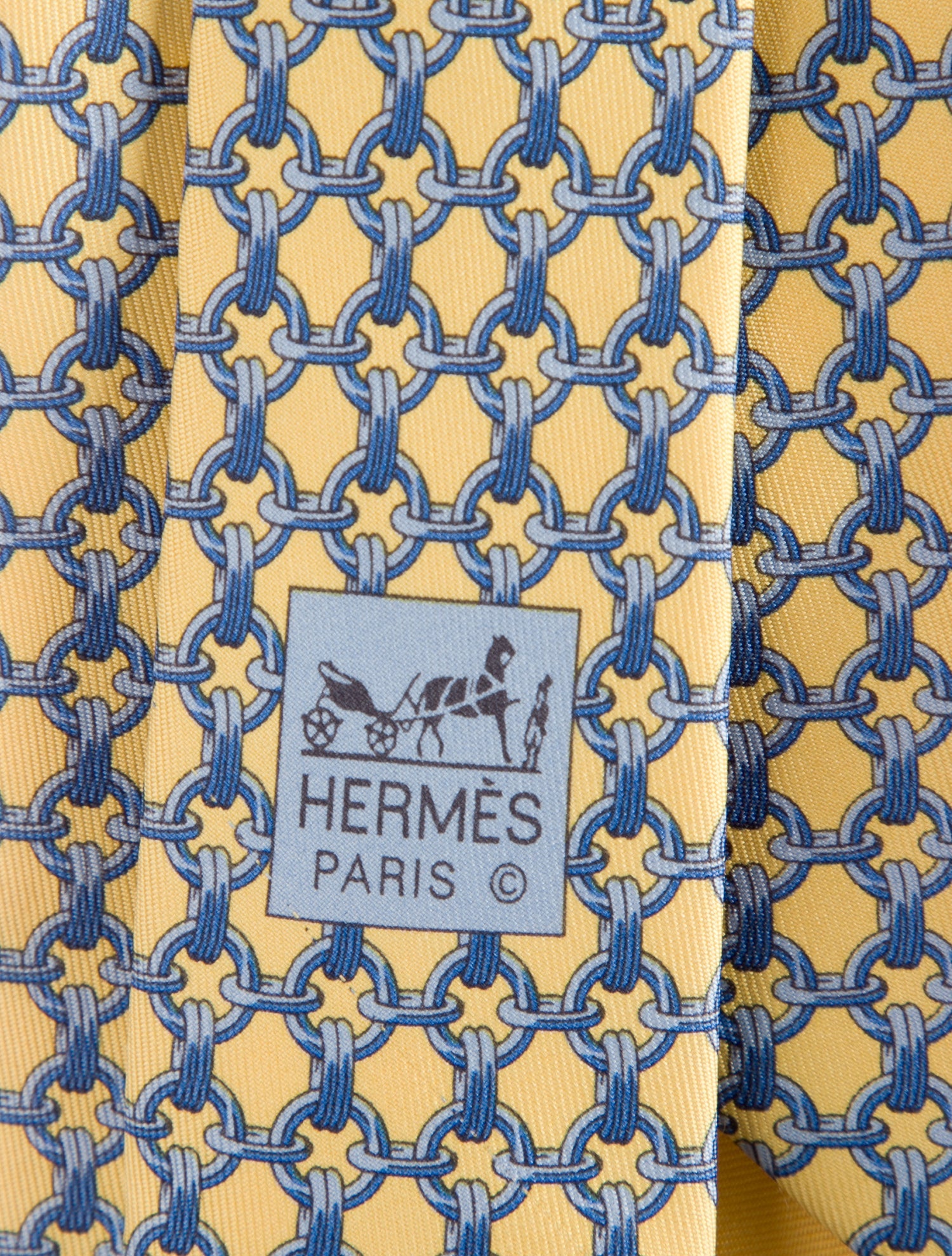 Hermès Silk Patterned Tie