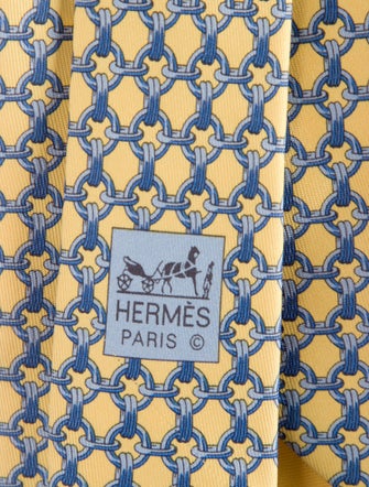 Hermès Silk Patterned Tie