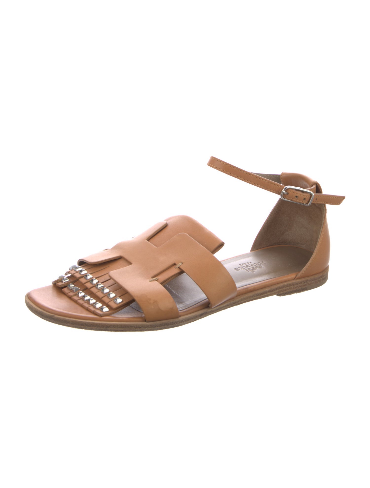 Hermès Takara Leather Gladiator Sandals