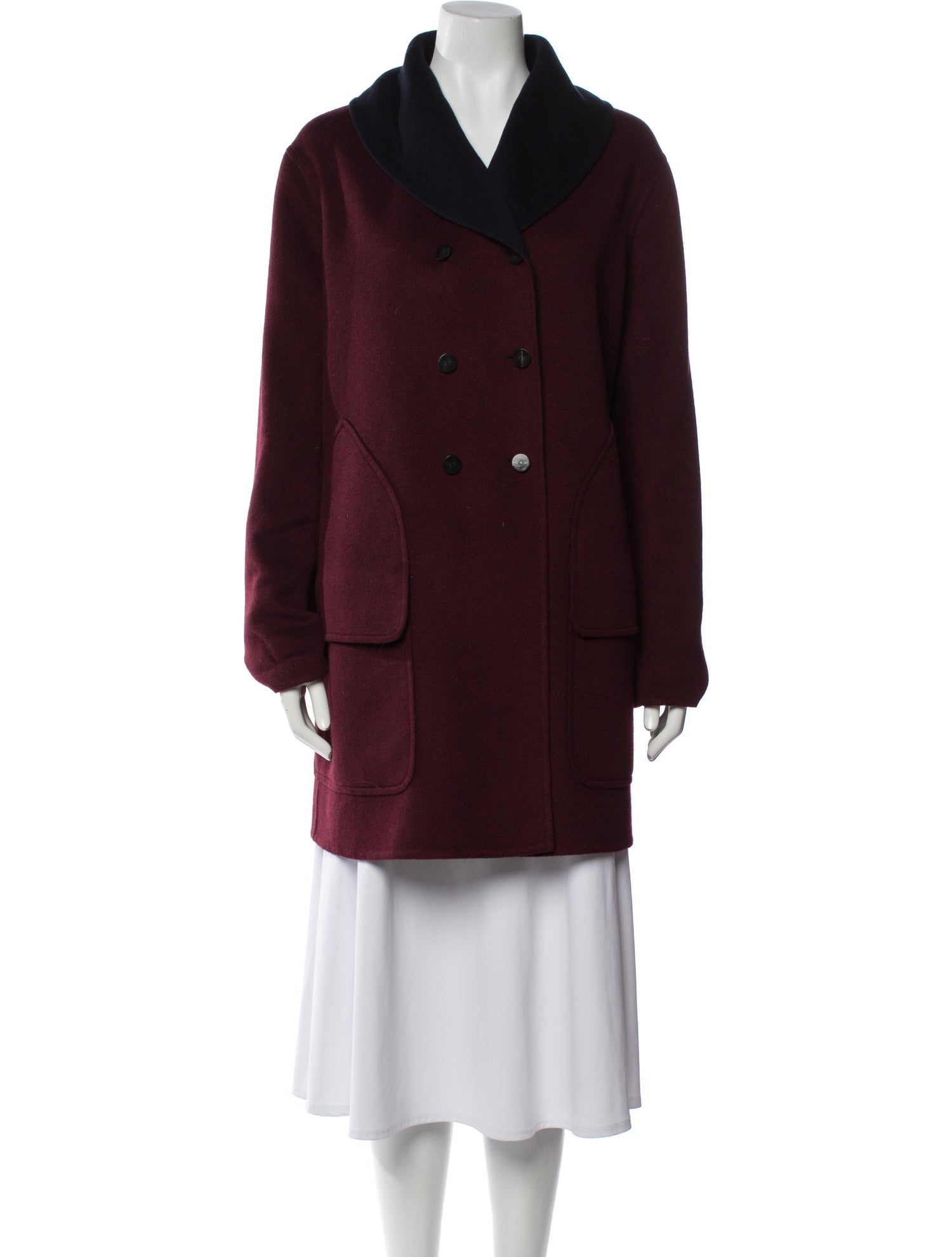 Hermès Cashmere Faux Fur Coat