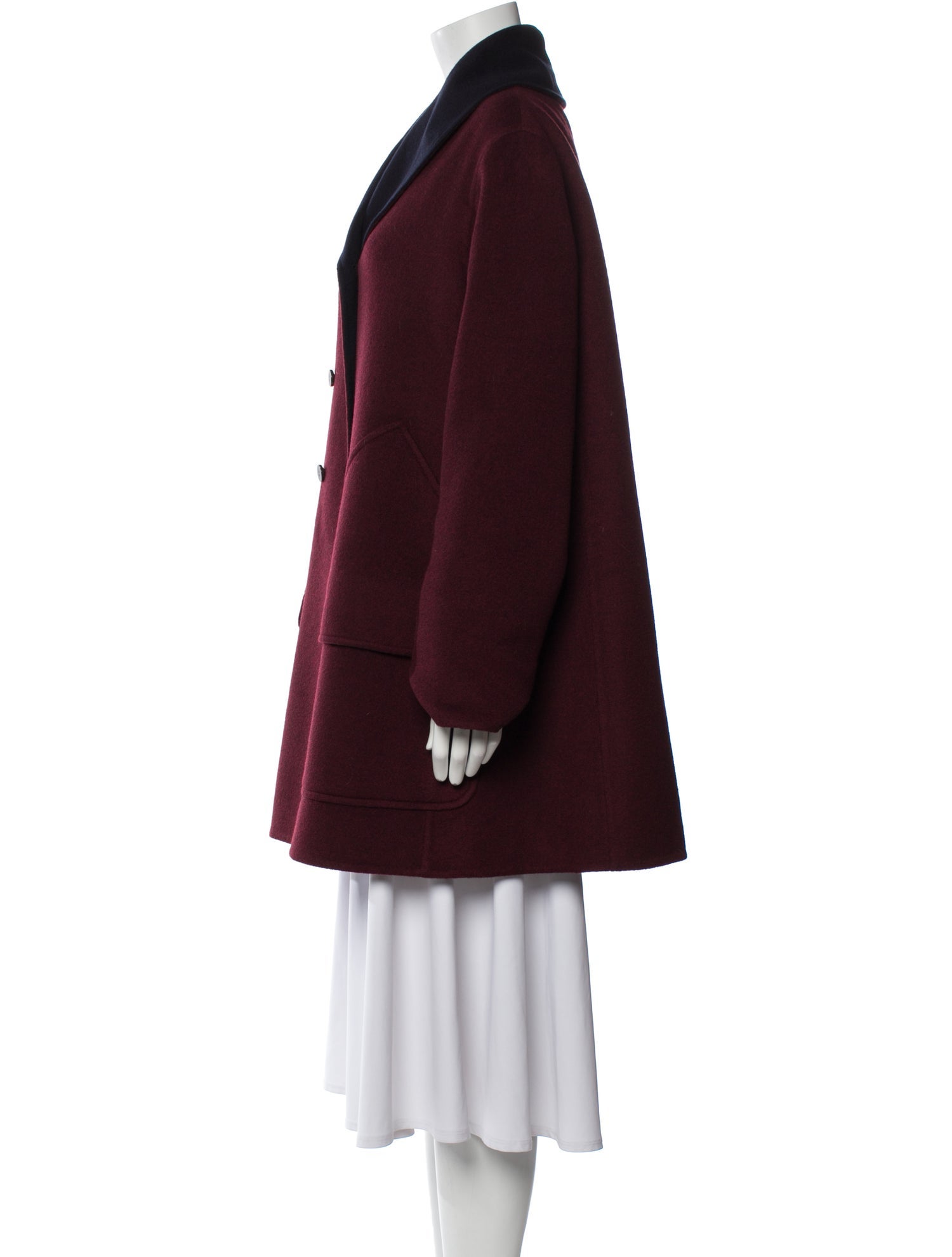 Hermès Cashmere Faux Fur Coat