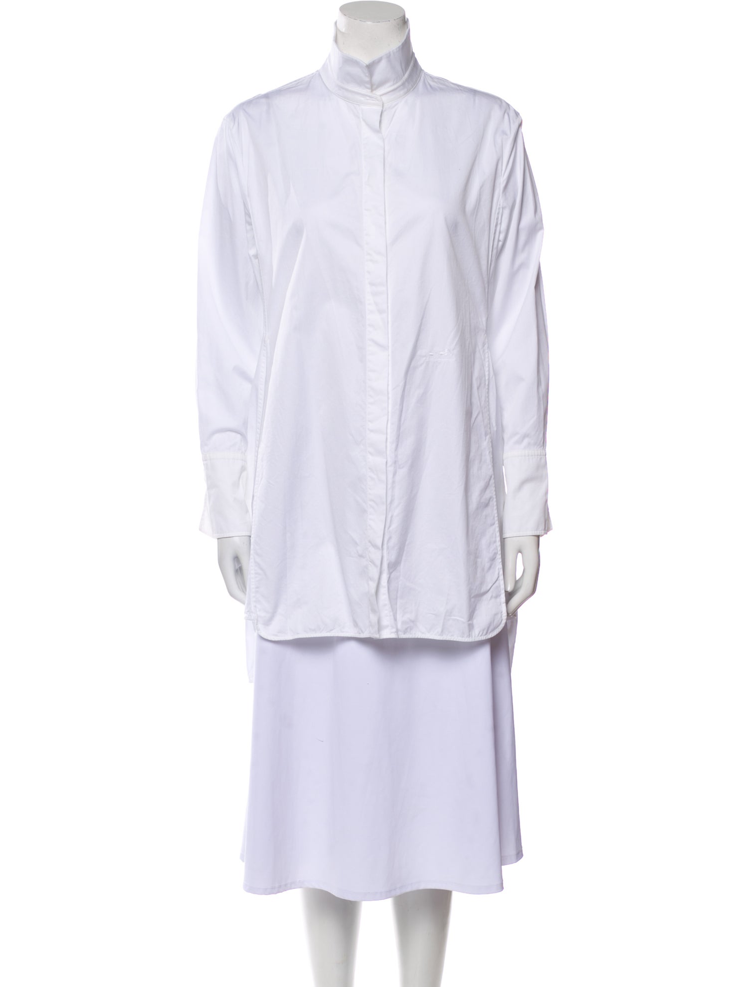 Hermès Mock Neck Long Sleeve Tunic
