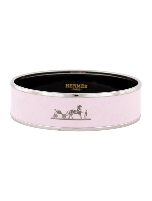 Hermès Enamel Wide Caléche Bracelet