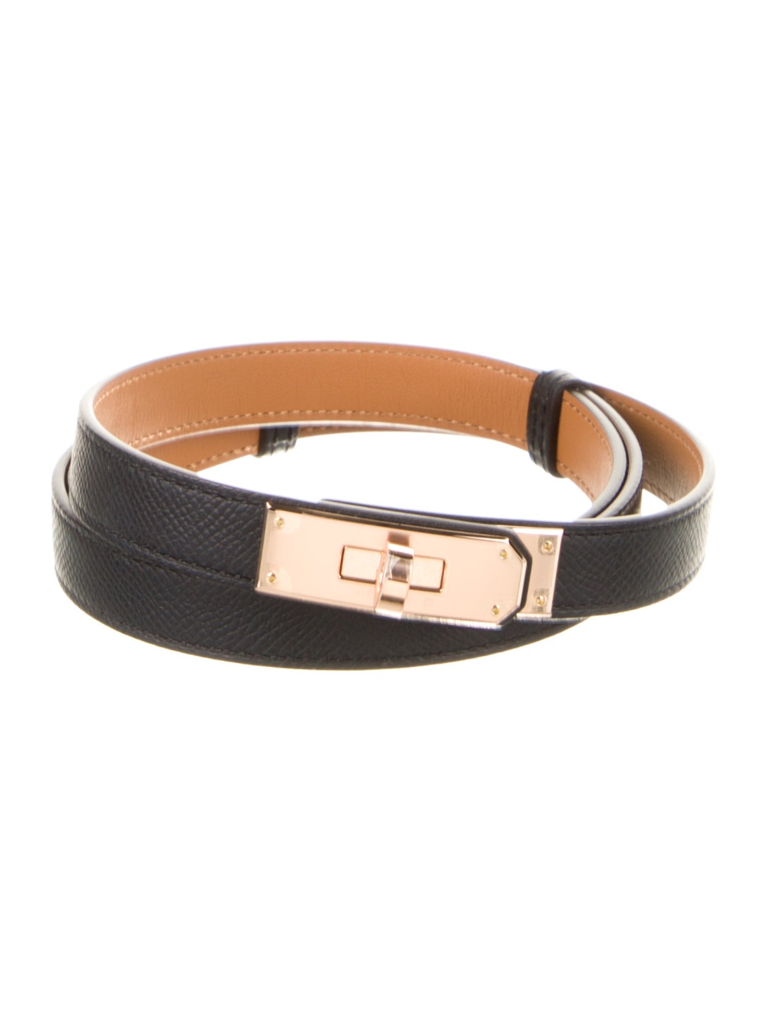 Hermès 18 mm Epsom Leather Kelly Belt