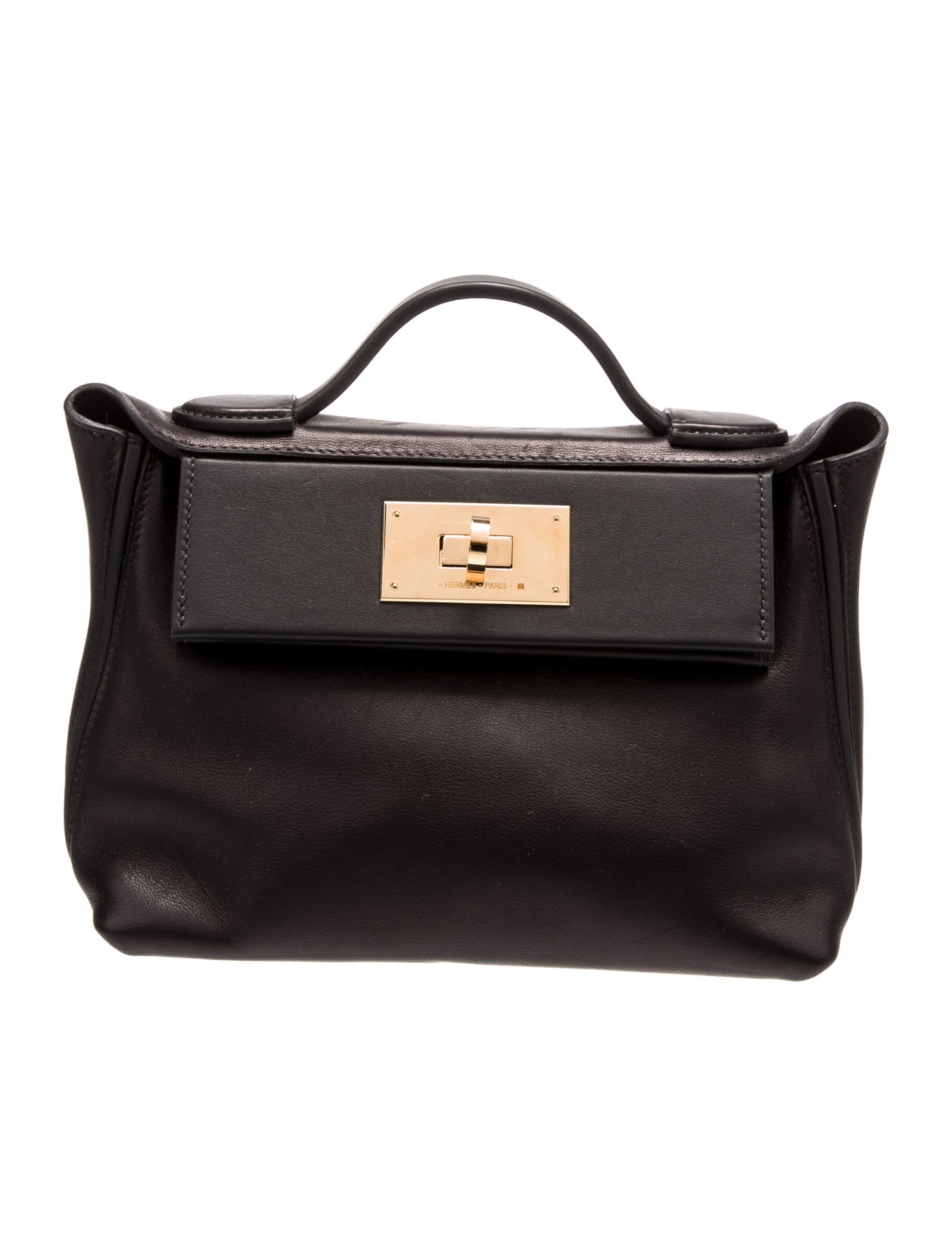 Salvatore Ferragamo Leather Trimmed Raffia Handle Bag