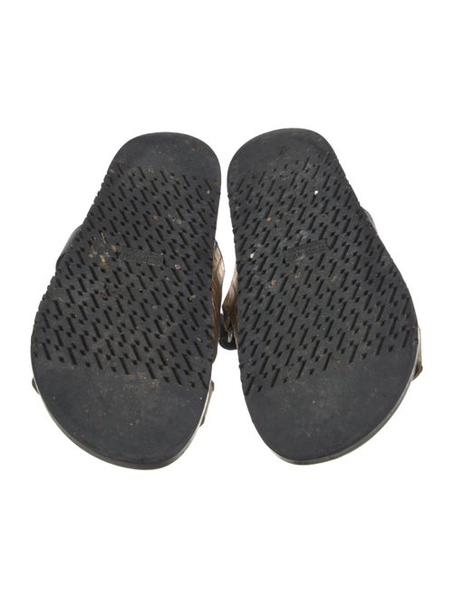 Hermès Chypre Crocodile Slides