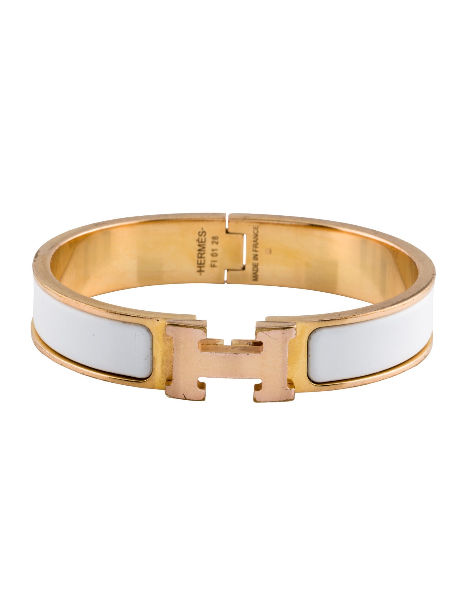 Hermès Enamel Clic H Bracelet