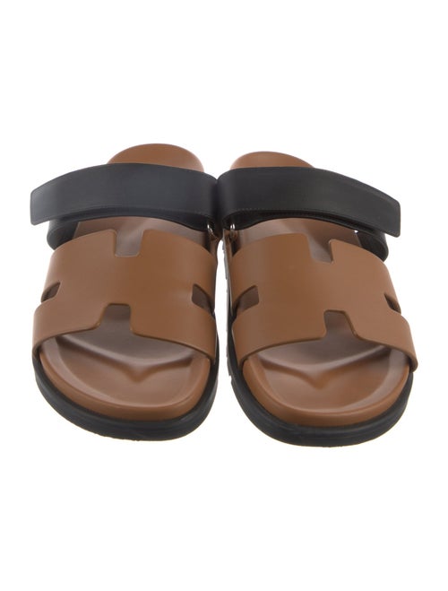 Hermès Chypre Leather Slides