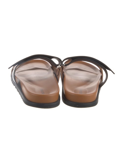 Hermès Chypre Leather Slides