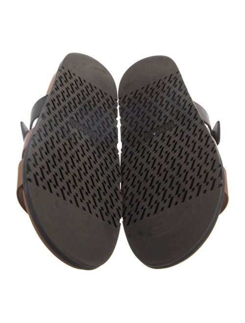 Hermès Chypre Leather Slides