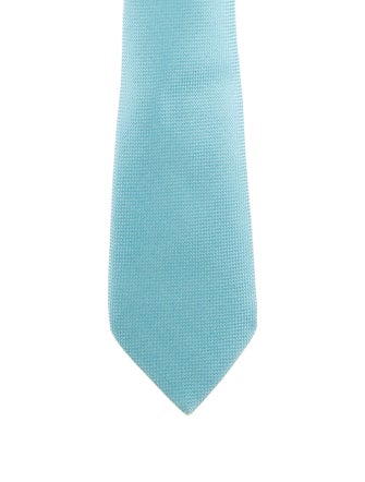 Hermès pattern silk tie