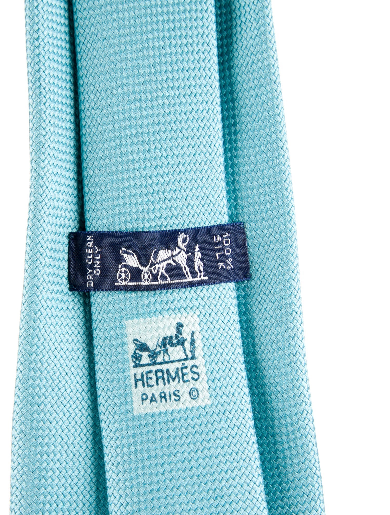 Hermès pattern silk tie