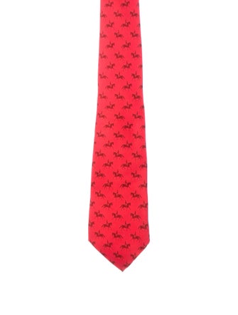 Hermès Patterned Tie