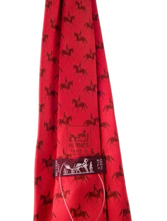 Hermès Patterned Tie