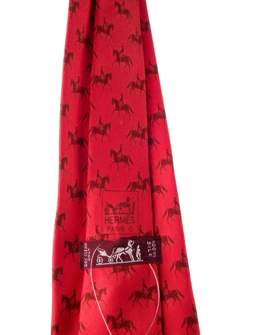 Hermès Patterned Tie