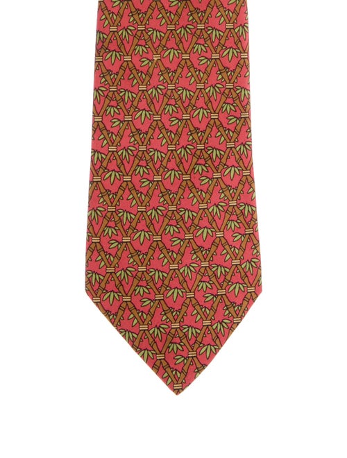 Hermès Hermès Silk Patterned Tie