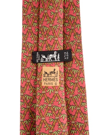 Hermès Hermès Silk Patterned Tie