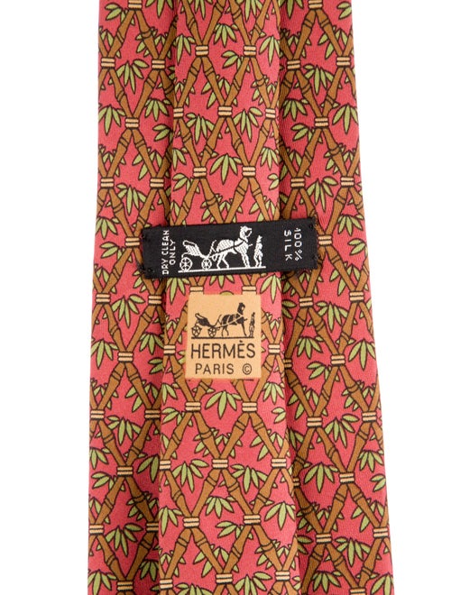 Hermès Hermès Silk Patterned Tie