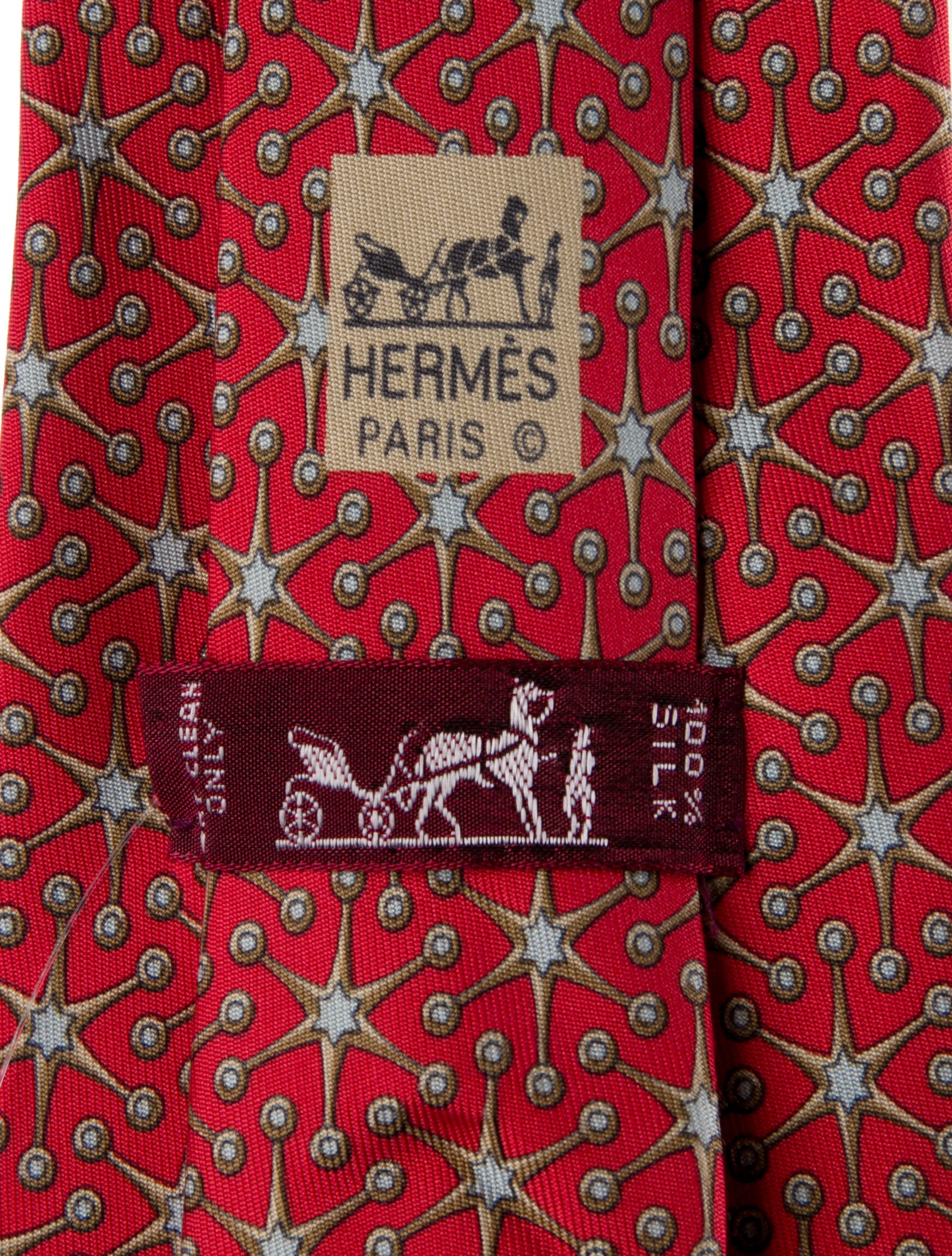 Hermès Hermès Silk Printed Tie