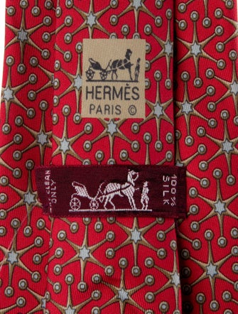 Hermès Hermès Silk Printed Tie