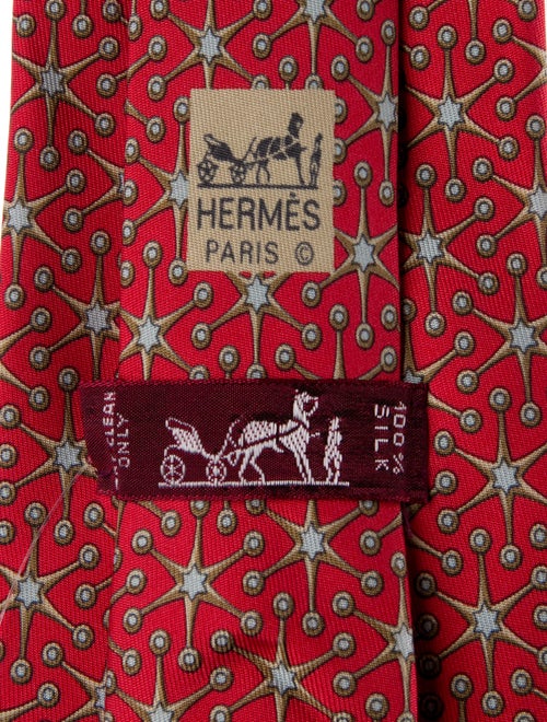 Hermès Hermès Silk Printed Tie
