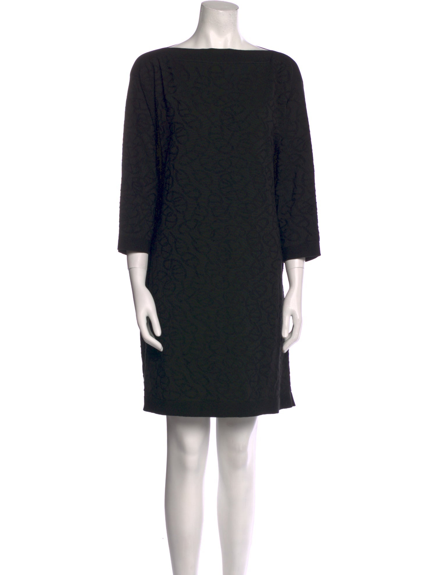 Hermès Bateau Neckline Mini Dress