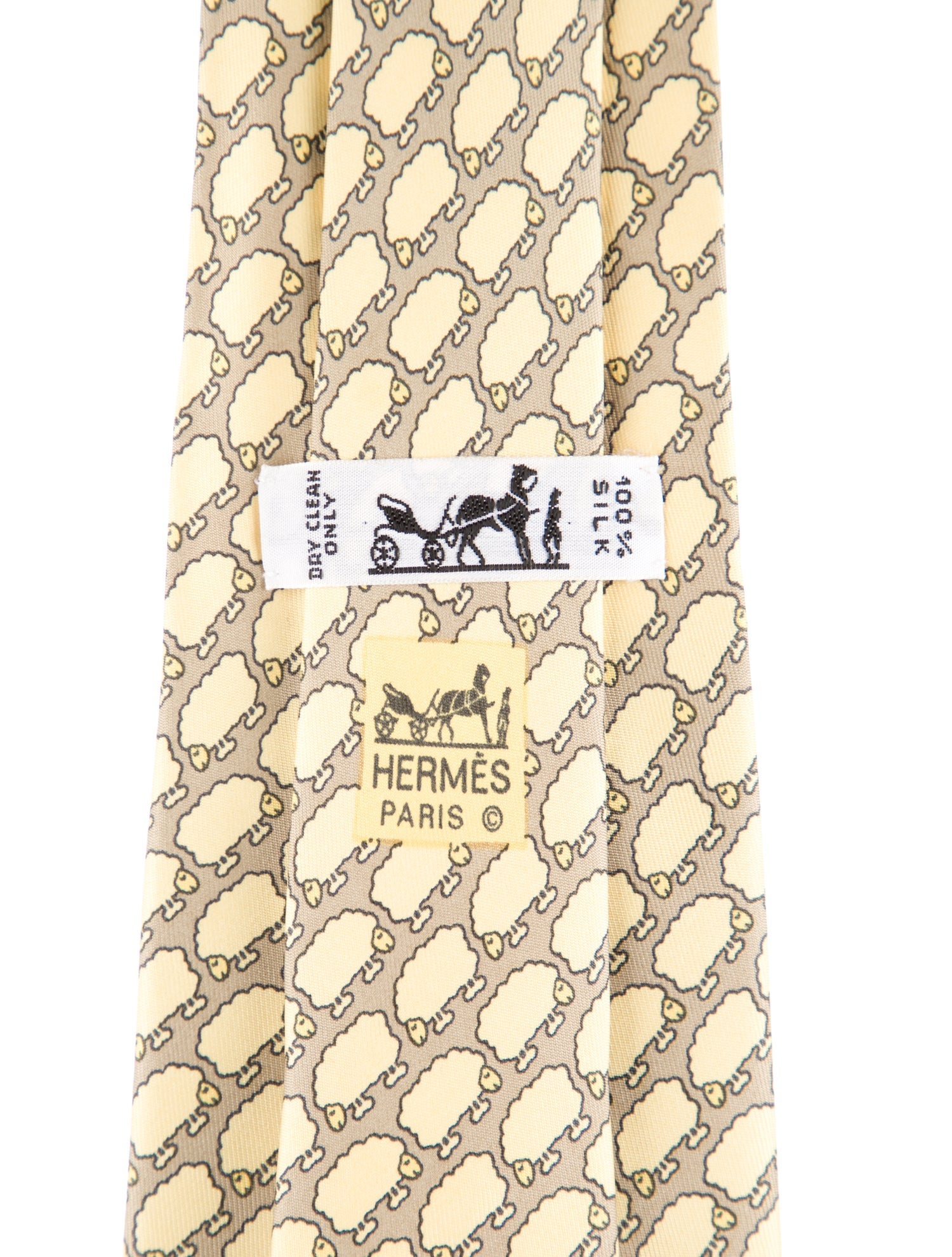 Hermès Silk Pattern Tie