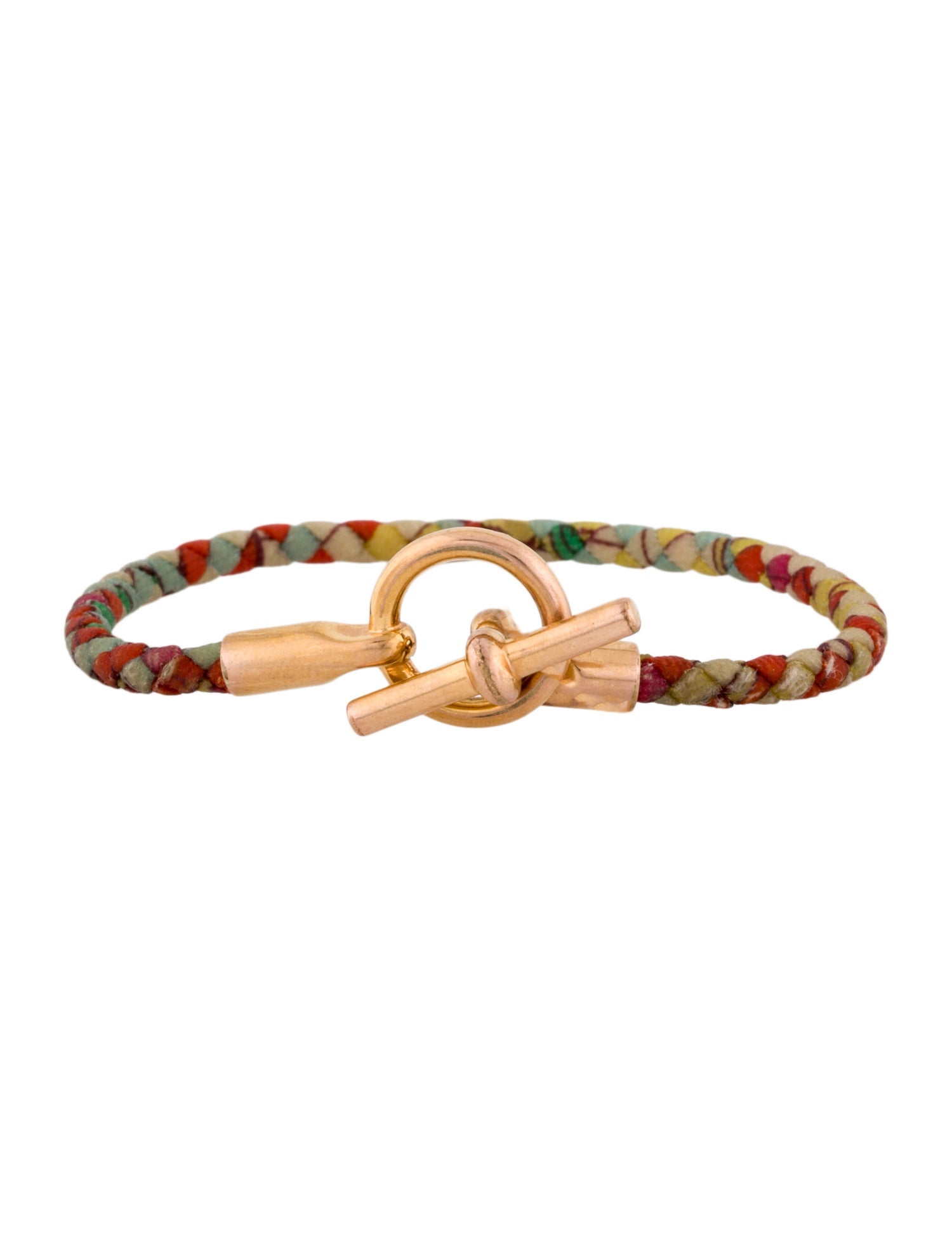 Hermès Leather Glenan Wrap Bracelet