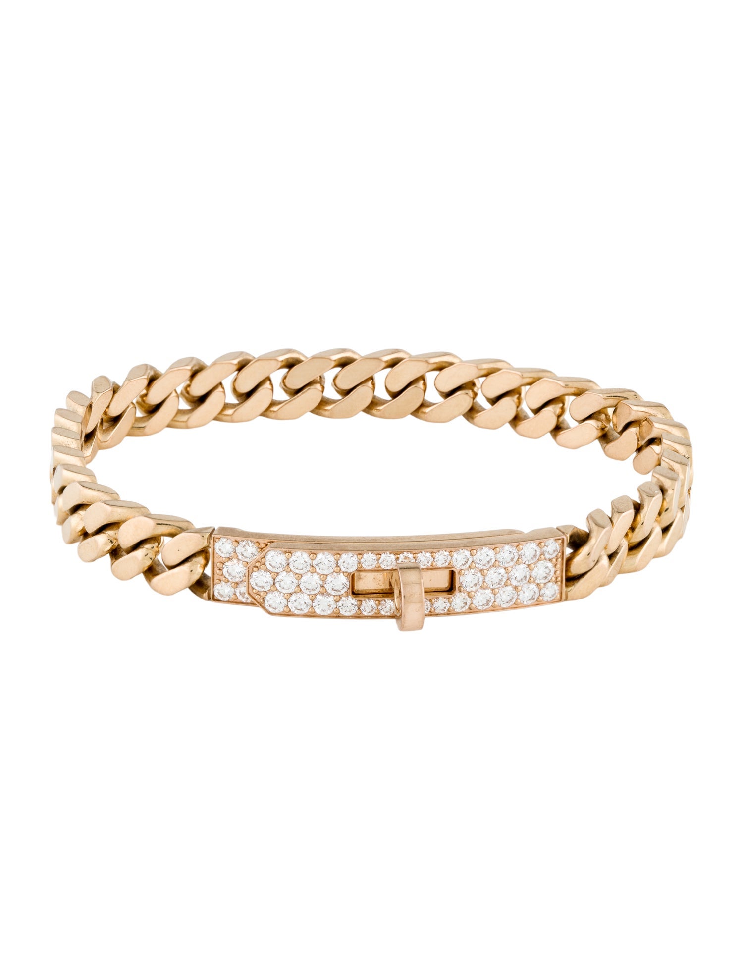 Hermès 2022 Bracelet Kelly Gourmette, Very Small Model