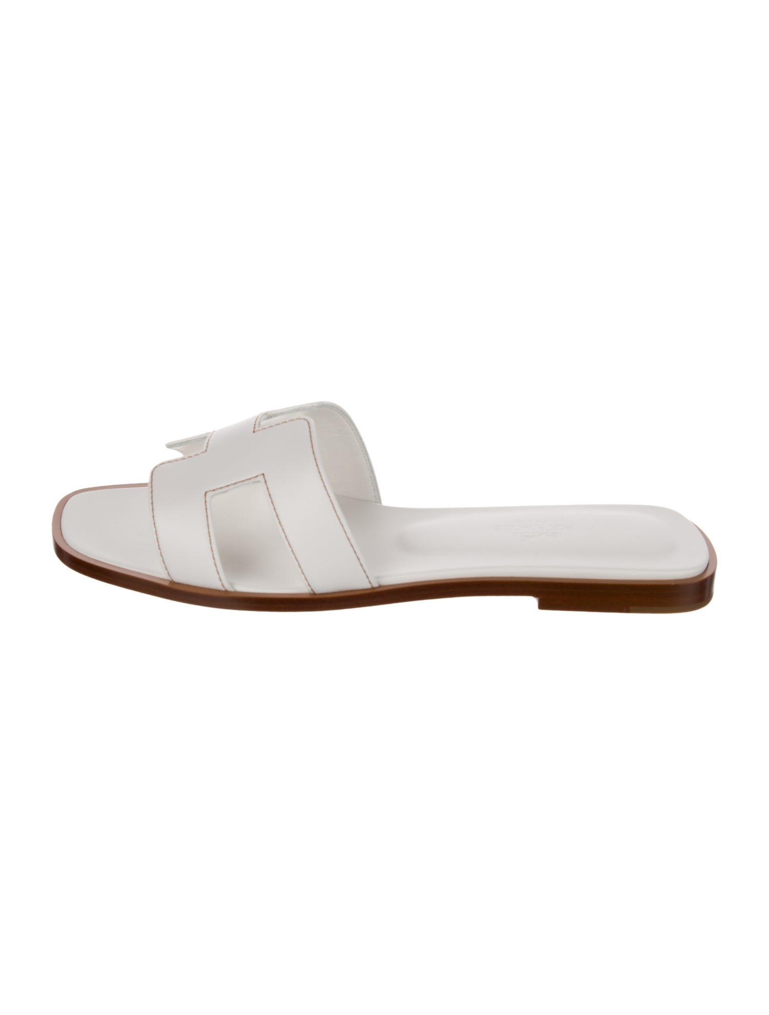 Hermès Oran Leather Slides