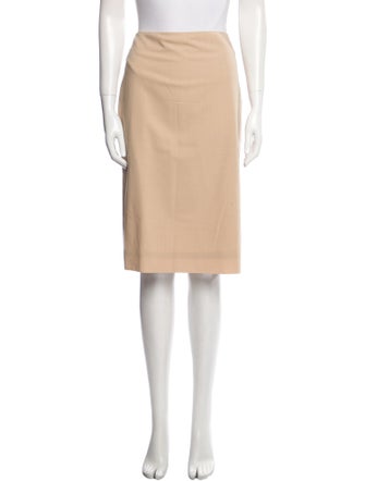 Hermès Virgin Wool Knee-Length Skirt