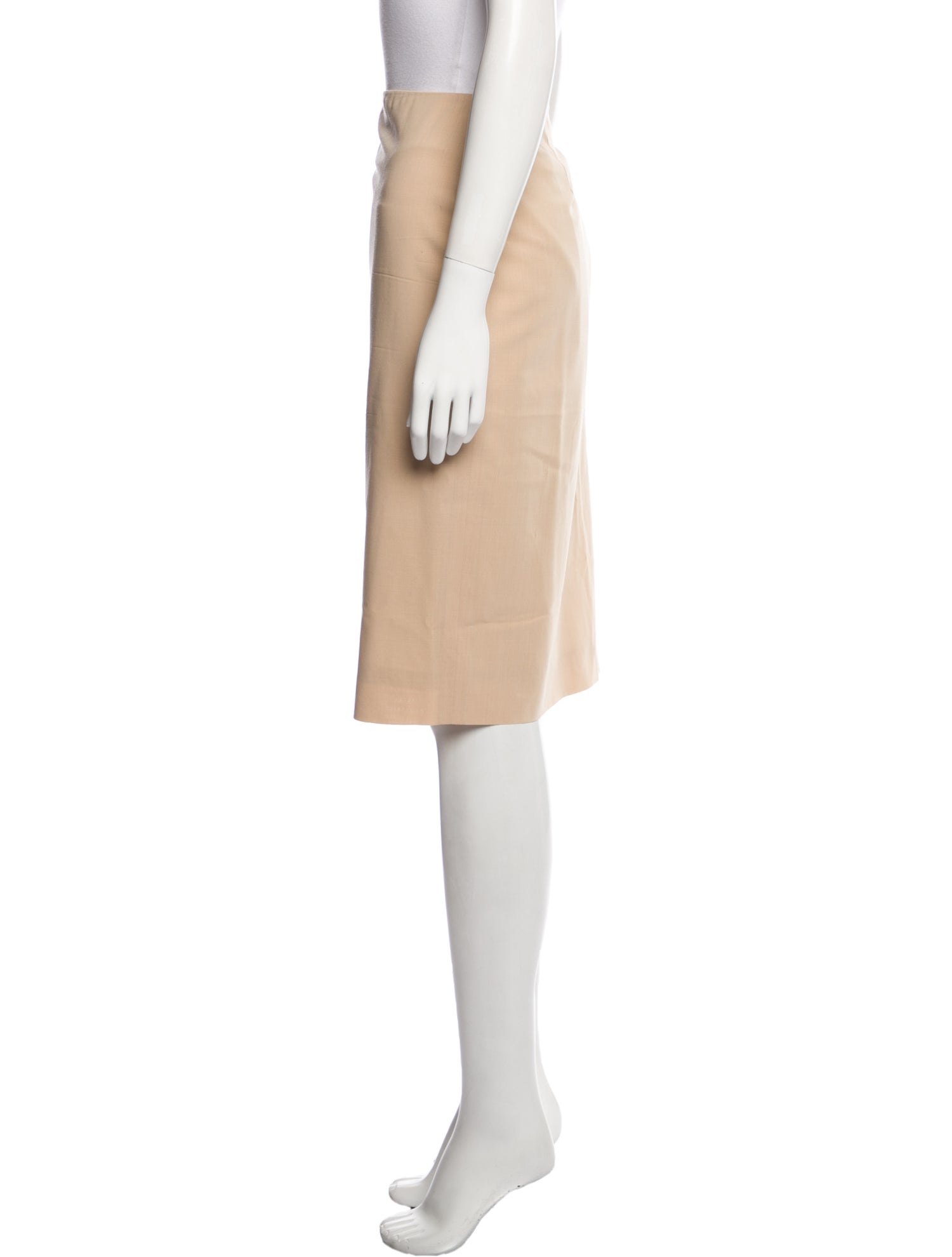Hermès Virgin Wool Knee-Length Skirt