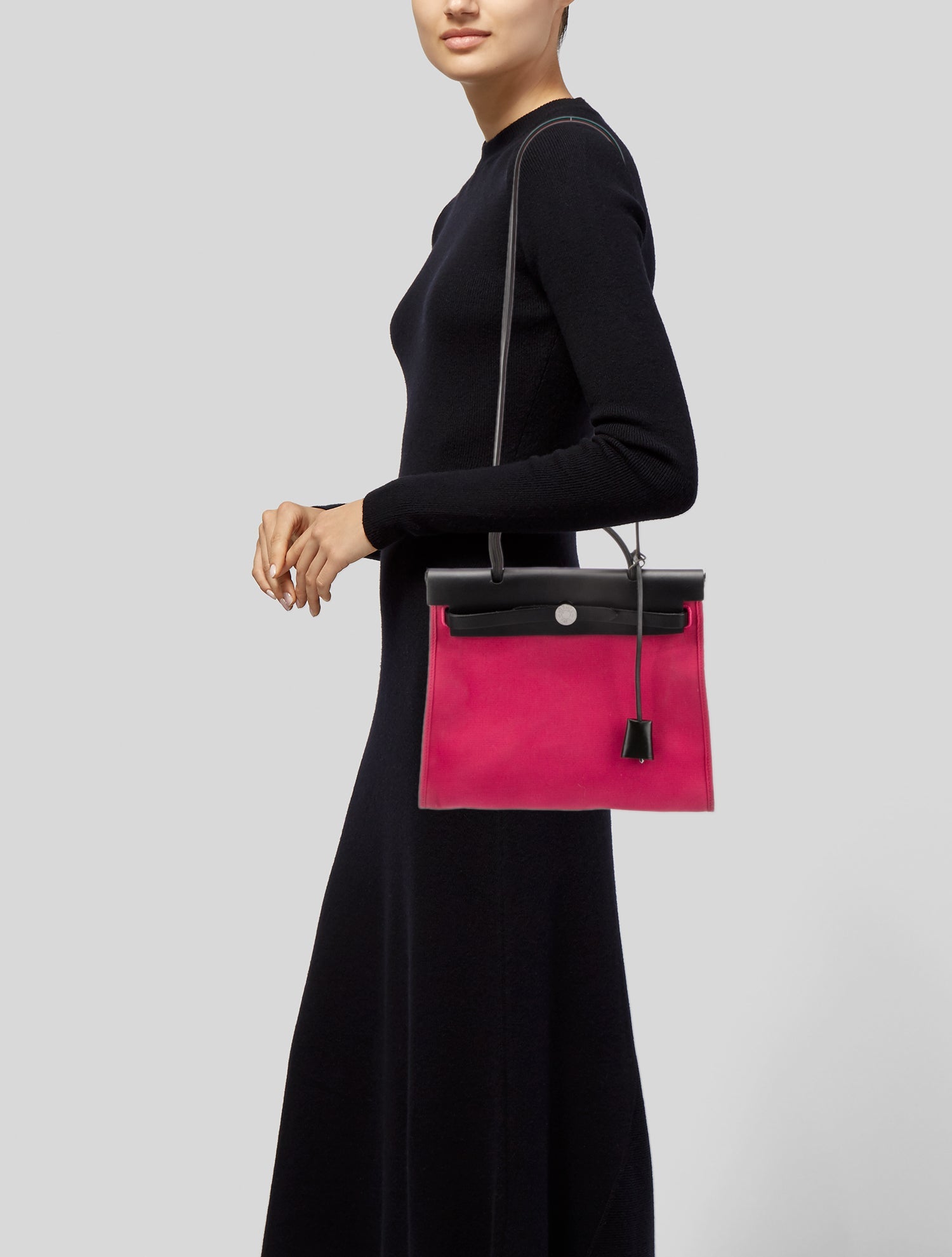 Hermès Toile Officier & Vache Hunter Herbag Zip 31