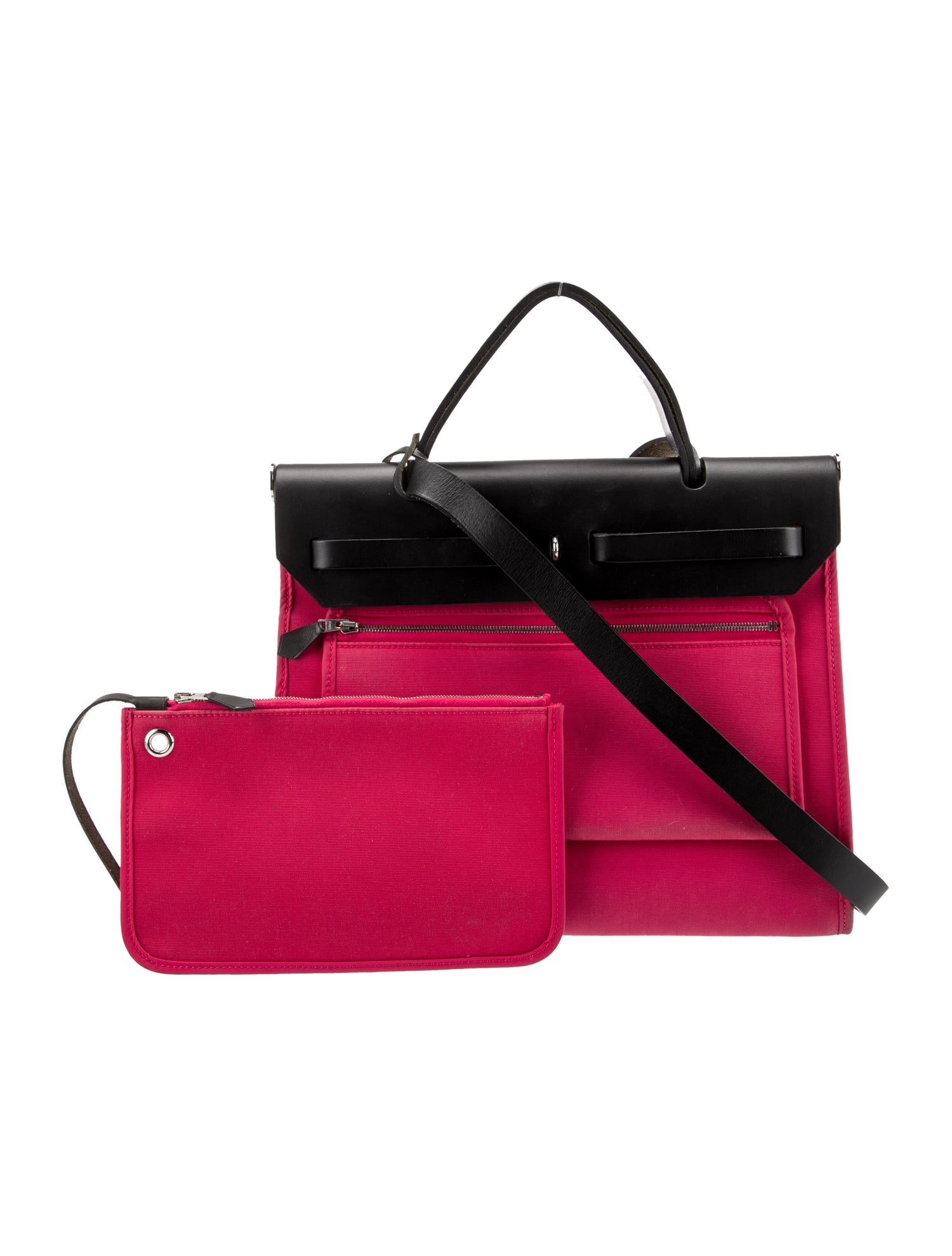 Hermès Toile Officier & Vache Hunter Herbag Zip 31